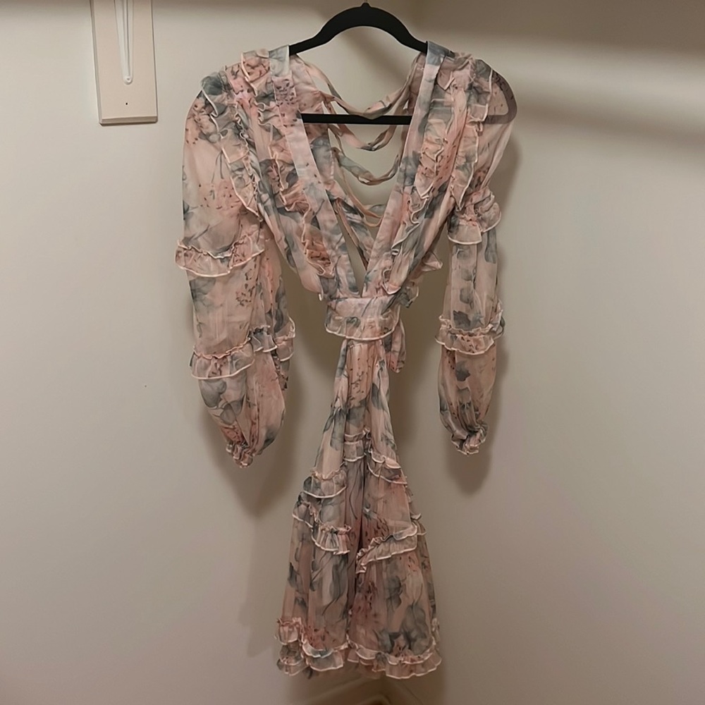 Zimmermann Floral Cocktail Dress